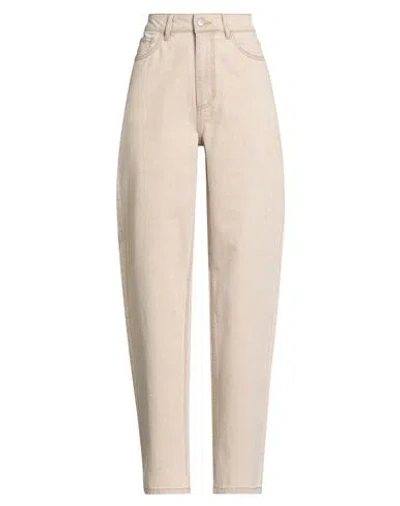Holzweiler Woman Jeans Beige Size 28 Cotton In Neutral