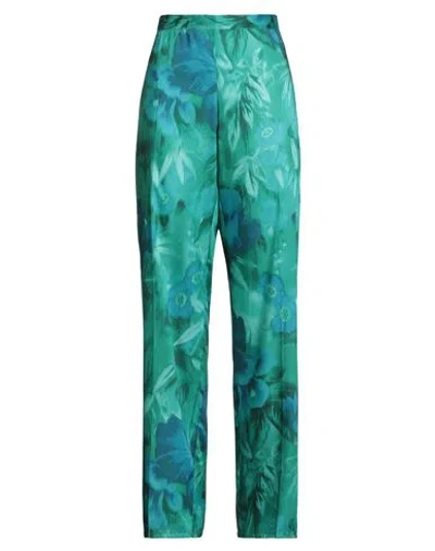 Diana Gallesi Woman Pants Green Size 12 Polyester In Green