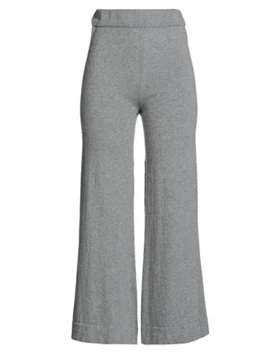 Stilosophy Woman Pants Grey Size M Wool, Viscose, Polyamide, Cashmere In Gray