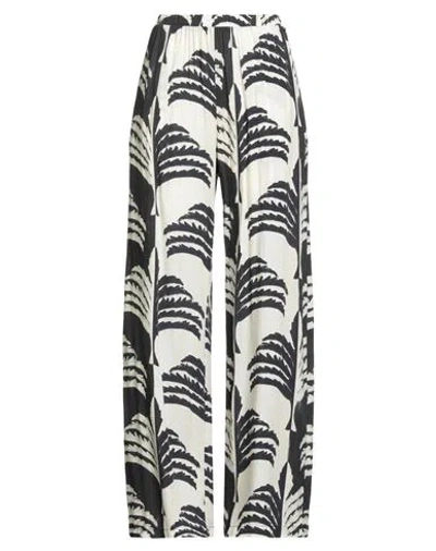 Bsb Jeans Woman Pants Beige Size S Viscose In Multi