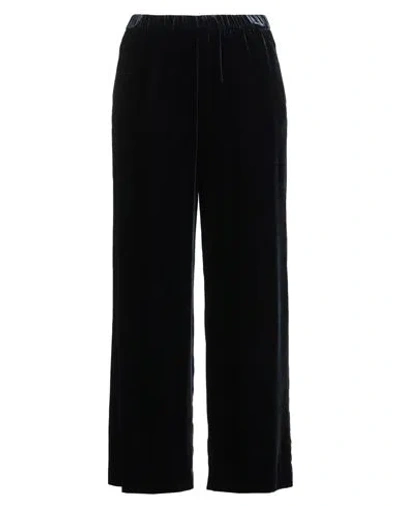 Aspesi Woman Pants Midnight Blue Size 6 Viscose, Silk In Black