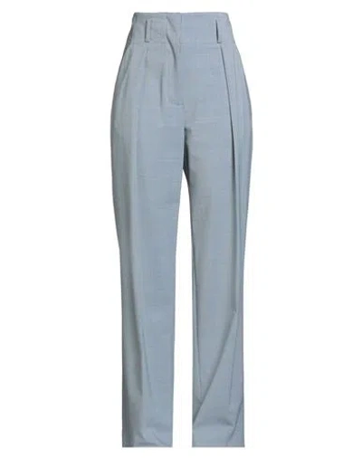 Eleventy Woman Pants Slate Blue Size 6 Wool, Elastane In Blue