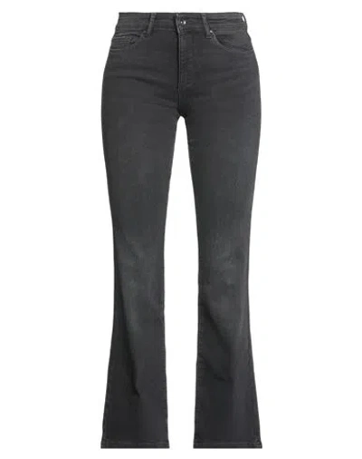 Only Woman Jeans Black Size S-30l Cotton, Recycled Cotton, Polyester, Elastane In Black