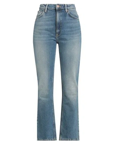 Nudie Jeans Co Woman Jeans Blue Size 27w-30l Cotton, Elastane In Blue
