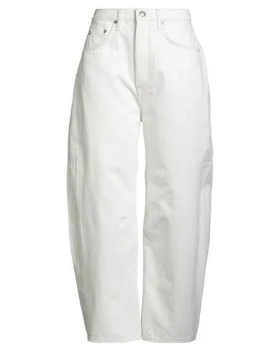 Rag & Bone Woman Jeans White Size 32 Cotton In White