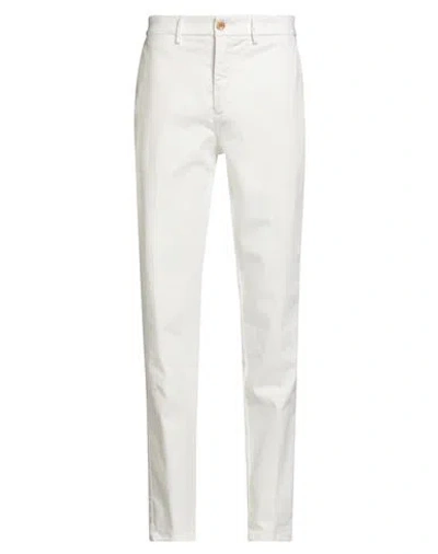 Harmont & Blaine Man Pants White Size 32 Cotton, Elastane In White