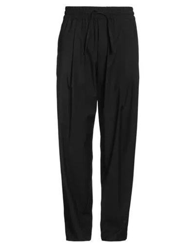 Hinnominate Man Pants Black Size Xl Polyester, Viscose, Elastane In Black