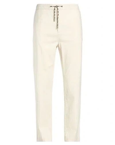 Guess Man Pants Beige Size 33 Cotton, Linen, Elastane In Neutral