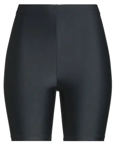 Soallure Woman Shorts & Bermuda Shorts Black Size Onesize Polyester, Elastane In Black