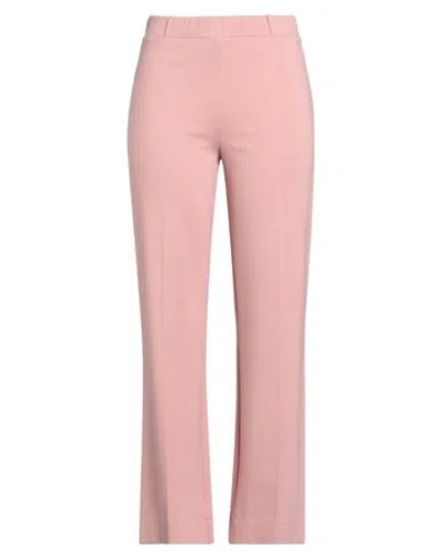 Diana Gallesi Woman Pants Antique Rose Size 10 Viscose, Polyamide, Elastane In Pink