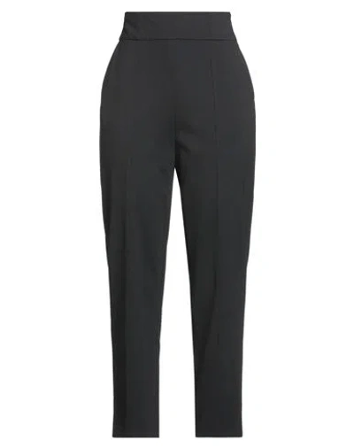 Manila Grace Woman Pants Black Size 4 Viscose, Polyamide, Elastane In Black