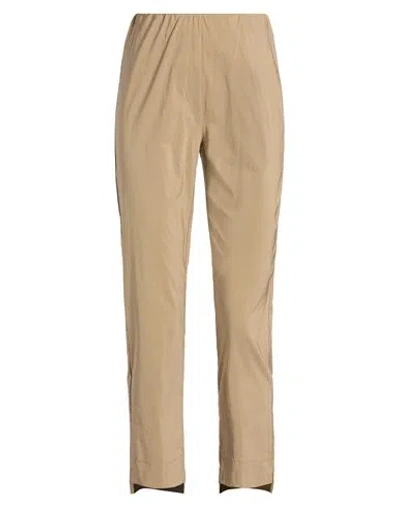 Soko Ni Inai Woman Pants Khaki Size Xs Viscose, Polyamide, Elastane In Sand