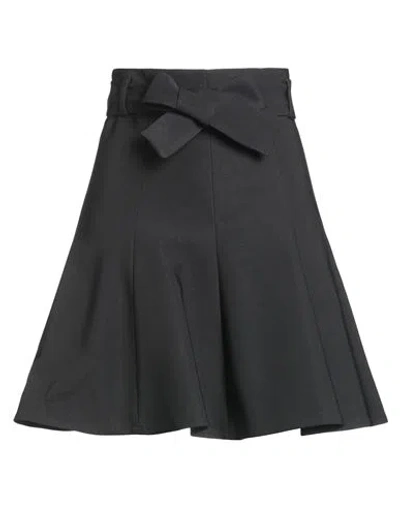 Compagnia Italiana Woman Mini Skirt Black Size 4 Polyester, Elastane In Black