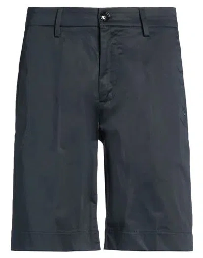 Liu •jo Man Man Shorts & Bermuda Shorts Midnight Blue Size 30 Cotton, Elastane In Blue