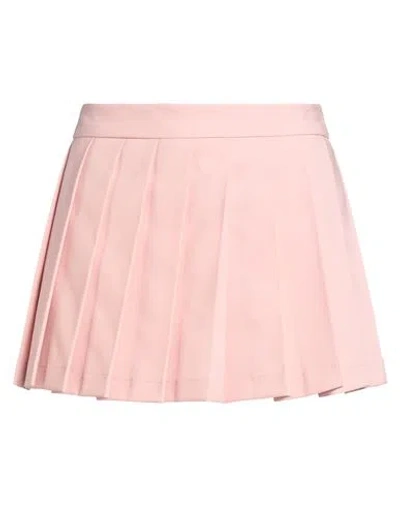 Vicolo Woman Mini Skirt Blush Size L Polyester, Viscose, Elastane In Neutral