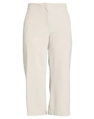 Theory Woman Pants Light Grey Size 12 Polyamide, Elastane In Neutral