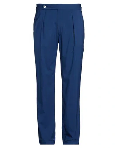 The Gigi Man Pants Navy Size 38 Virgin Wool In Blue