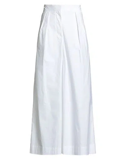 Ivy & Oak Ivy Oak Woman Pants Off White Size 6 Organic Cotton, Elastane In White