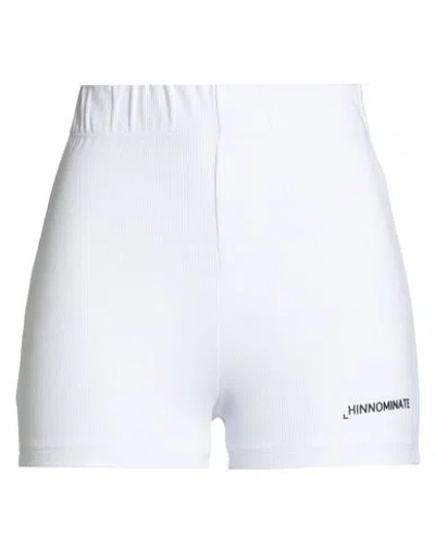 Hinnominate Woman Shorts & Bermuda Shorts White Size M Cotton, Elastane In White