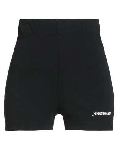 Hinnominate Woman Shorts & Bermuda Shorts Black Size Xs Cotton, Elastane In Black