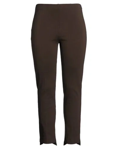 Soko Ni Inai Woman Pants Dark Brown Size Xl Viscose, Polyamide, Elastane In Brown