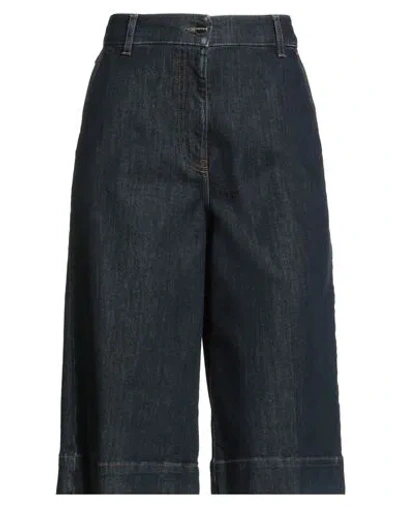 Iblues I Blues Woman Denim Shorts Blue Size 6 Cotton, Polyester, Elastane In Multi