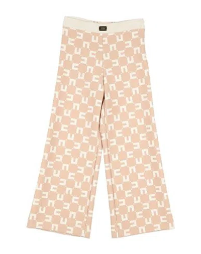 Elisabetta Franchi La Mia Bambina Toddler Girl Pants Blush Size 4 Polyester, Elastane In Brown