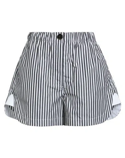 Sportmax Woman Shorts & Bermuda Shorts Black Size 8 Cotton In Black