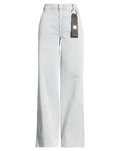 Pt Torino Woman Jeans Grey Size 27 Cotton, Elastomultiester, Elastane In Gray