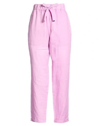 Hugo Boss Boss Woman Pants Pink Size 2 Ramie In Pink
