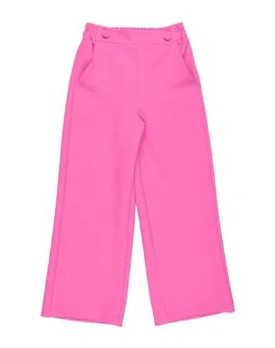 L:ú L:ú By Miss Grant Toddler Girl Pants Fuchsia Size 6 Polyester, Elastane In Pink