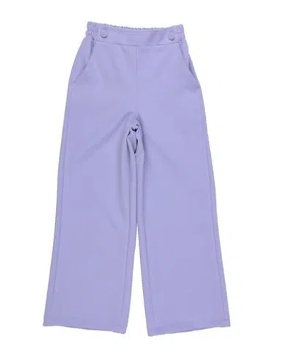 L:ú L:ú By Miss Grant Toddler Girl Pants Lilac Size 6 Polyester, Elastane In Purple