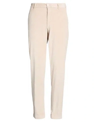 Jack & Jones Pants Studio Man Pants Beige Size 34w-34l Cotton, Recycled Cotton, Elastane In Pink