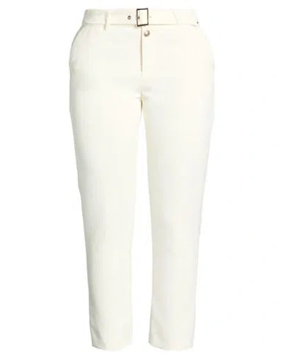 Liu •jo Woman Pants Cream Size 10 Polyester, Elastane In White