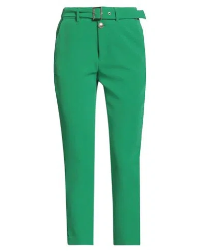 Liu •jo Woman Pants Green Size 2 Polyester, Elastane In Green
