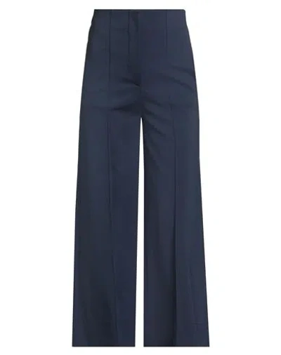 Silvian Heach Woman Pants Navy Size 2 Cotton, Nylon, Elastane In Blue