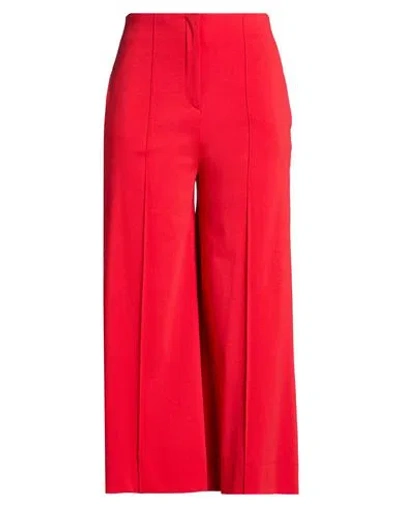 Silvian Heach Woman Pants Red Size 10 Cotton, Nylon, Elastane In Red
