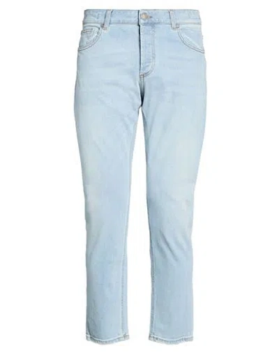 Bro-ship Bro Ship Man Jeans Blue Size 35 Cotton, Elastane In Blue