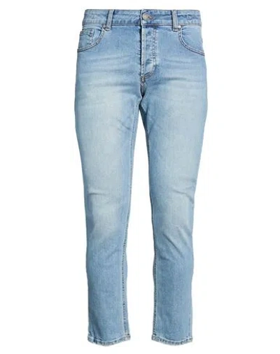 Bro-ship Bro Ship Man Jeans Blue Size 35 Cotton, Elastane In Blue