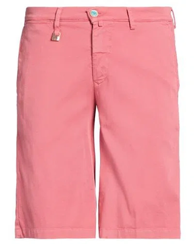 Barbati Man Shorts & Bermuda Shorts Antique Rose Size 30 Cotton, Elastane In Pink