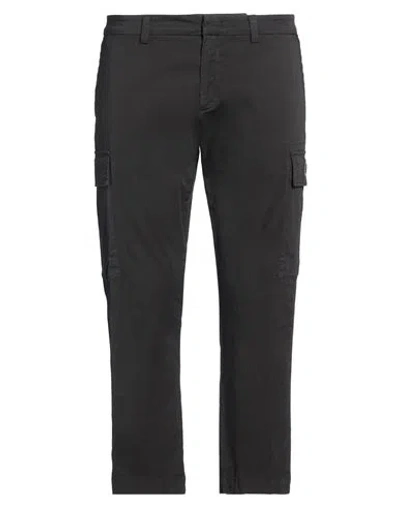 Iceberg Man Pants Black Size 36 Cotton, Elastane In Black