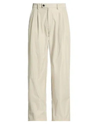 Jack & Jones Pants Studio Man Pants Beige Size 33w-34l Polyester, Cotton In Neutral