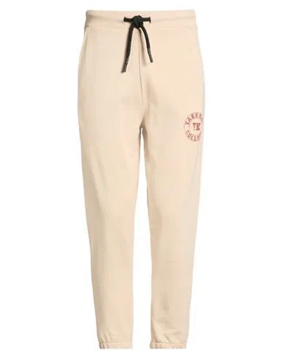 Takeshy Kurosawa Man Pants Beige Size L Cotton In Neutral