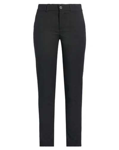 Daniela Drei Woman Pants Black Size 6 Polyester, Viscose, Elastane In Black