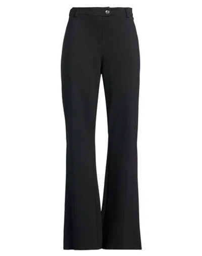 King Kong Woman Pants Black Size 8 Viscose, Polyamide, Elastane In Black