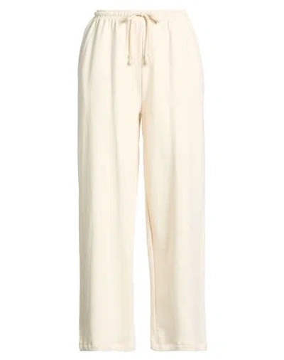 Baserange Woman Pants Ivory Size L Organic Cotton In Neutral