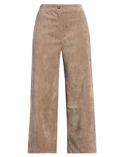 Maria Bellentani Woman Pants Grey Size 12 Polyester, Polyamide, Elastane In Gray