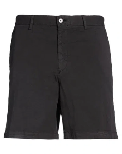 Theory Man Shorts & Bermuda Shorts Black Size 36 Cotton, Elastane In Black