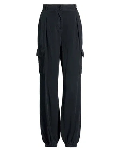 Replay Woman Pants Black Size 25 Lyocell In Black
