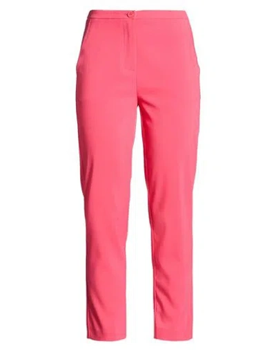 Patrizia Pepe Woman Pants Coral Size 4 Polyester, Elastane In Pink